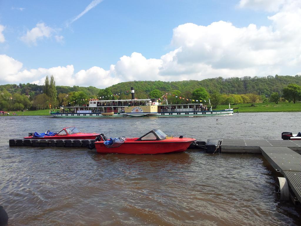 Ferienwohnung An Der Elbe Dresde Chambre photo